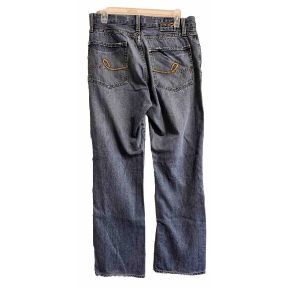 Seven 7 Relaxed Distressed Blue Denim Jeans Men's Size 32 Destroyed Western - Picture 2 of 12